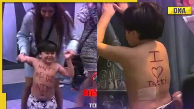 Bigg Boss 16: Abdu Rozik gets 'I love tatti' written on his back after he goes shirtless for Nimrit Kaur Ahluwalia - Vimarsana News