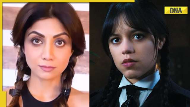 Shilpa Shetty recreates Jenna Ortega's viral Wednesday dance, netizens say it's 'nowhere close' to original - Vimarsana News