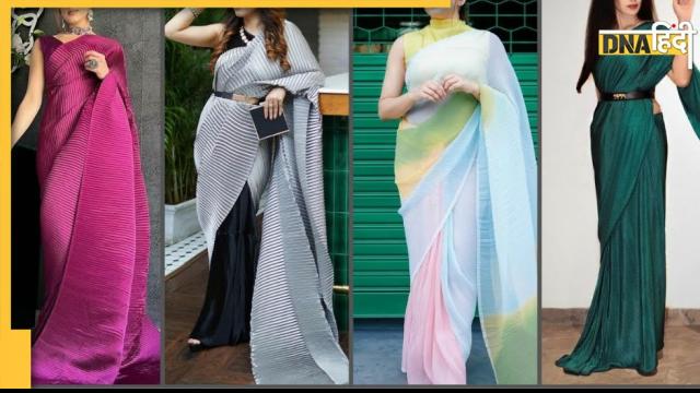 Best Pleated Sarees