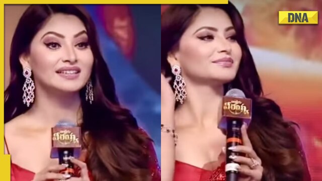 Watch: Urvashi Rautela's speech interrupted by crowd chanting Rishabh Pant's name at Vizag event, actress reacts - Vimarsana News
