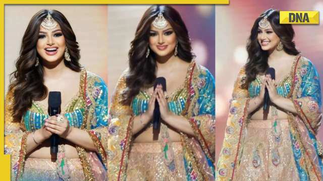 Harnaaz Sandhu dons gorgeous Indian lehenga at Miss Universe 2022 stage