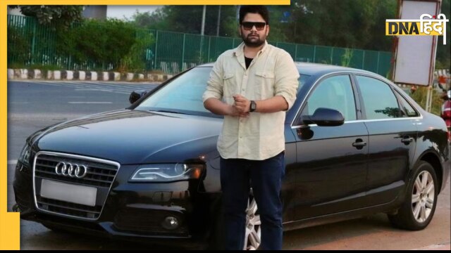 Youtuber harsh rajput bought 50 lakh audi cars dhakad news dharmender dhakad 