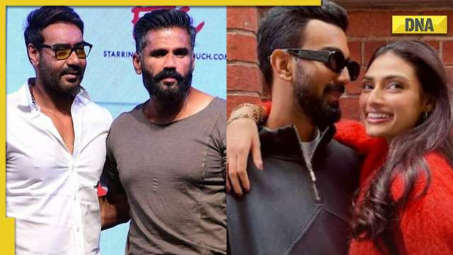 Ajay Devgn  gives ‘special shout-out’ to Suniel Shetty, pens wishes for Athiya Shetty-KL Rahul
