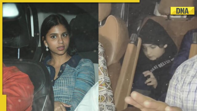 Shah Rukh Khan's kids Suhana Khan, AbRam Khan watch Pathaan at special screening in Mumbai. See pics - Vimarsana News