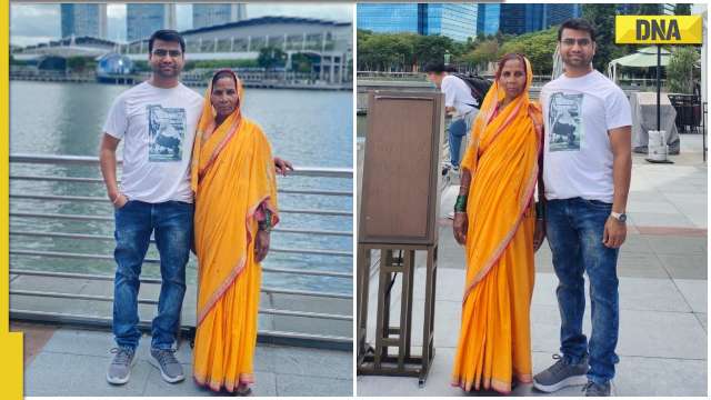 Viral: Man's heartfelt post on taking mother to Singapore melts hearts online for THIS reason - Vimarsana News