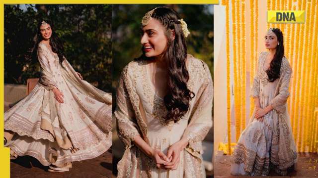 Decoding Athiya Shetty's look: Ivory anarkali from haldi ceremony that took 2,000 hours to make - Vimarsana News