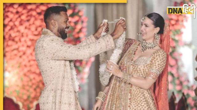 indian cricketer hardik pandya shares photos with his wife natasa after married see photos 