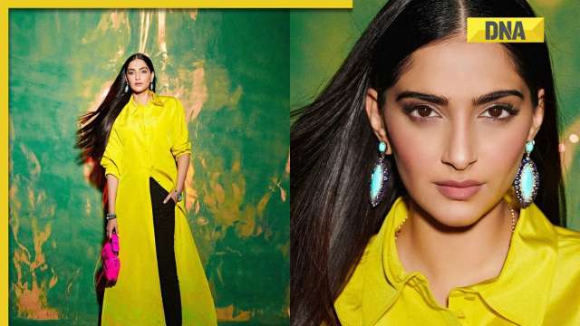 Sonam Kapoor stuns in neon shirt and black bottom but her handbag catches  eyeballs, price is...