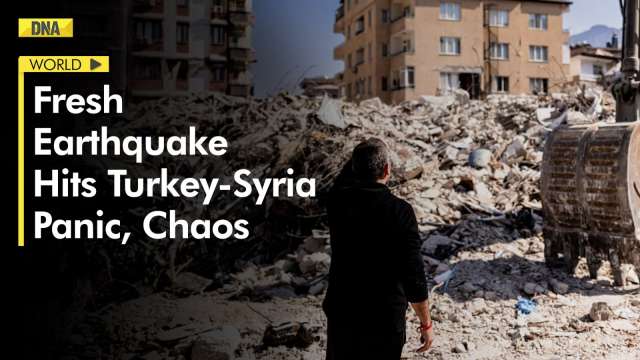 Panic As Fresh Earthquake Hits Turkey Syria Border Two Weeks After