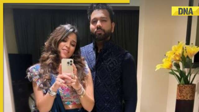 640px x 360px - Rohit Sharma-Ritika Sajdeh stun in ethnic wear on Shardul Thakur's wedding,  give couple goals on Instagram