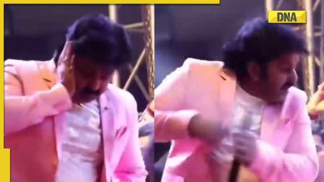 Bhojpuri star Pawan Singh attacked with stone during live performance in Ballia, video goes viral – Watch