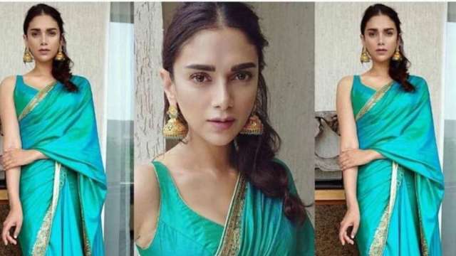 Aditi Rao Hydari Is An Epitome Of Vintage Charm Wearing A Black Saree, See  The Diva Stun In Ethnic Outfits - News18