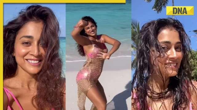 Www Boy And Khawaja Saran Hot Xxx Video Com - Viral video: Shriya Saran spotted at a beach in hot and glamorous bikini,  watch