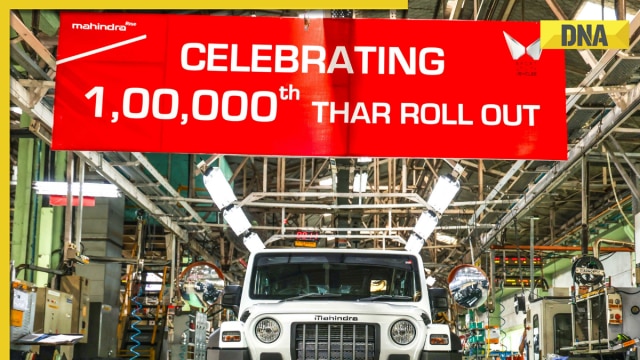 Mahindra Thar crosses 1,00,000 production milestone in less than 2.5 years - Vimarsana News