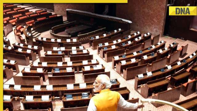 New Parliament Building: Inside photos surface as PM Modi, Lok Sabha Speaker Om Birla go for surprise visit - Vimarsana News