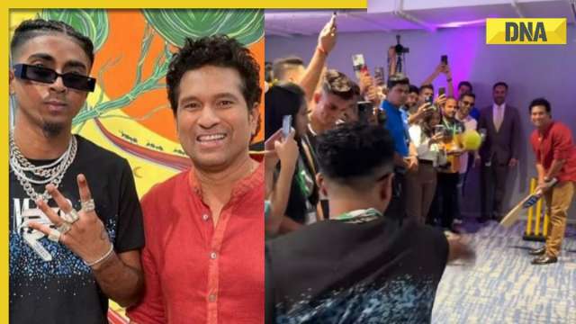 MC Stan has a fanboy moment as he bowls to Sachin Tendulkar, fans call it 'epic moment' - Vimarsana News