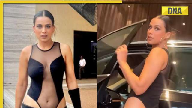 Nia Sharma brutally trolled for wearing mesh net bodysuit, netizens say 'Urfi ki aatma aa gayi is mein' - Vimarsana News