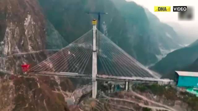 India’s first cable-stayed Anji-Khad Rail Bridge ready in record time ...