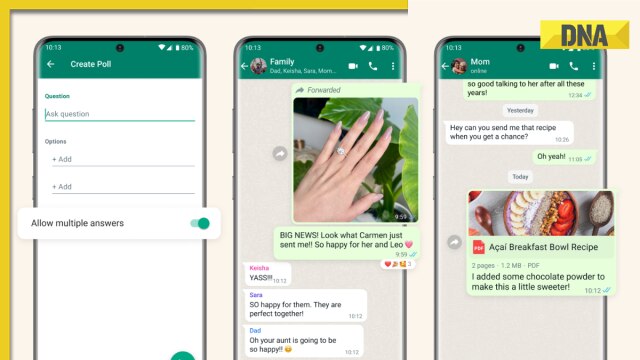 WhatsApp rolls out new features with latest updates: Polls, captions and more - Vimarsana News