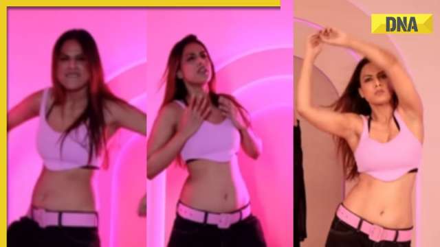 Punjabi Dancer Porn Xnxxvedios - Viral video: Nia Sharma's sexy dance in hot pink bralette, low waist pants  burns the internet, watch