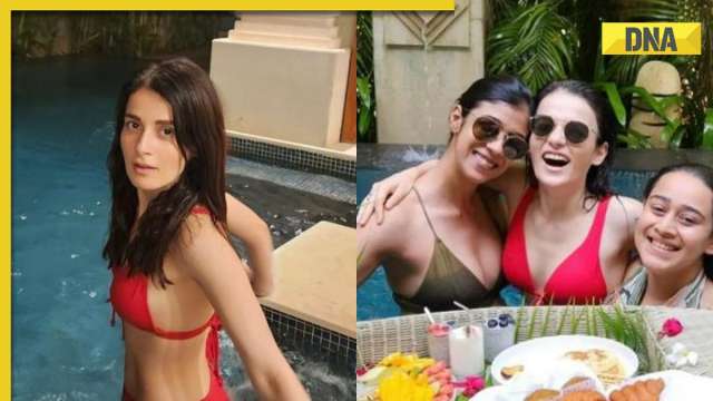In pics: Radhika Madan's 28th birthday was all about pool party in red bikini with her 'soulmates' - Vimarsana News