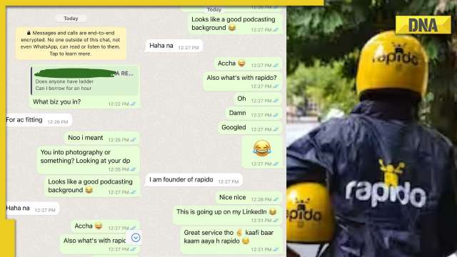 Bengaluru man's neighbhour turns out to be Rapido's founder; viral WhatsApp conversation shows how he found out - Vimarsana News