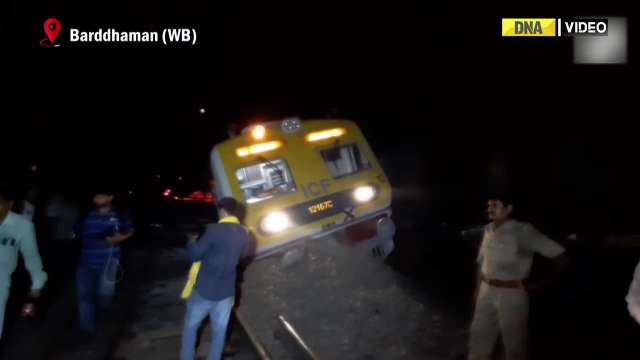 Bardhaman Local Xxx Video - WB: Barddhaman -Bandel local train derails near Saktigarh Railway Station