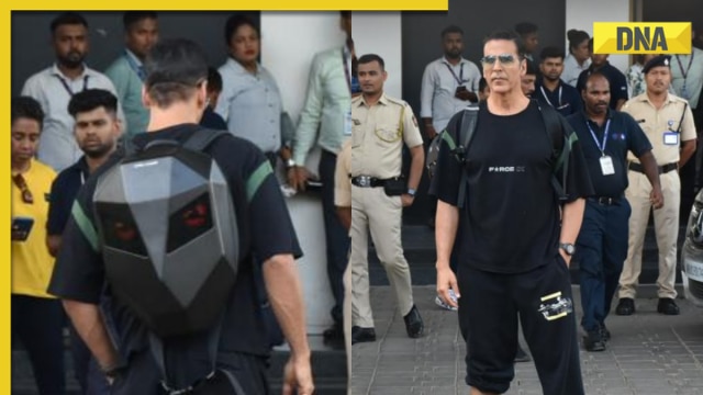 Akshay Kumar Viral Backpack With Strange LED Lights Costs Rs 35,000 And Its  Really a Show Stealer - Watch Video