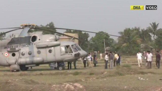 PM Narendra Modi arrives at the site of Odisha Train Acciden...