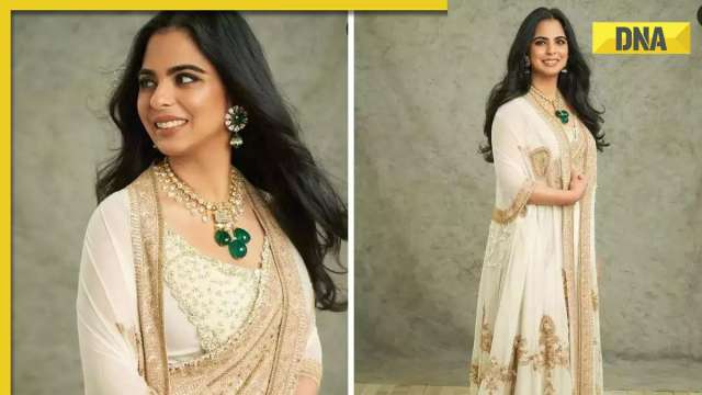 Isha Ambani borrowed Nita Ambani's diamond emerald necklace at opening of NMACC - Vimarsana News