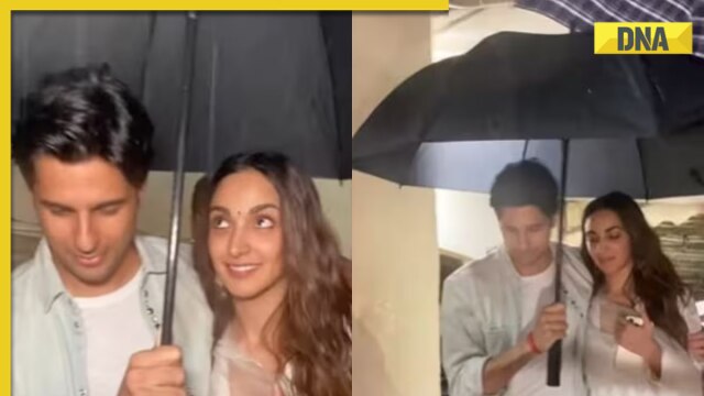 Sidharth Malhotra sets 'husband goals' as he shields Kiara Advani from rain, fans say 'aisa hubbby sabko mile' - Vimarsana News
