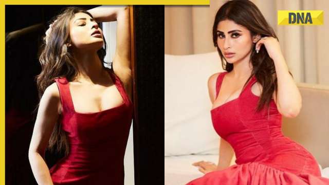 Mouni Roy raises the temperature in red bodycon gown, fans call her 'sexiest of all' - Vimarsana News