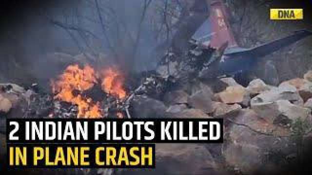 Indian air force plane crashes in Telangana, 2 pilots dead! | air force aircraft crash