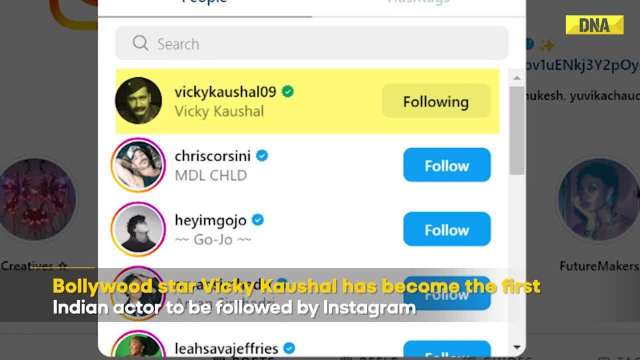 Vicky Kaushal Creates History, Becomes Only Indian Actor To Be Followed By Instagram | Entertainment