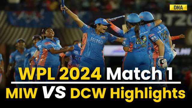 MIW vs DCW Highlights: Mumbai Indians Beat Delhi Capitals By 4 Wickets | WPL 2024 Match Number 1