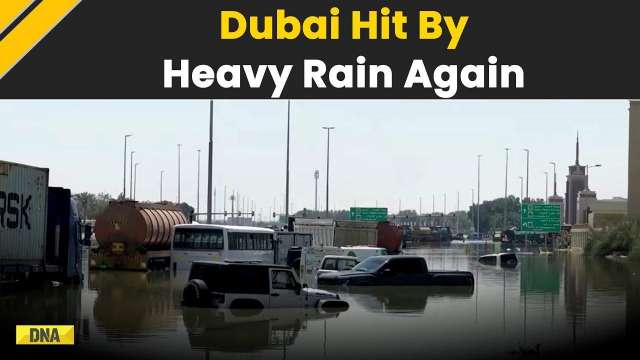 Dubai Rain: Heavy Rain Again In Dubai, Flood-Like Conditions, Offices & Schools Closed |Dubai Floods