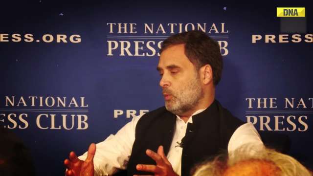 Rahul Gandhi US Visit: Rahul Gandhi Criticizes BJP And RSS At National Press Club, US | INDIA