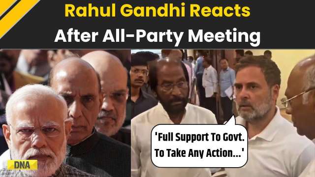 Pahalgam Attack: Congress MP Rahul Gandhi Reacts After All Party Meeting | Jammu Kashmir Attack
