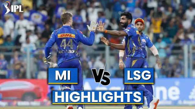 MI vs LSG Highlights: Surya, Bumrah Help MI Crush LSG By 54 Runs | LSG vs MI Highlights IPL 2025