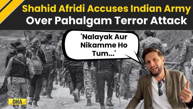 Jammu Kashmir Terror Attack: Pakistan Cricketer Shahid Afridi Spits Venom On India I Pahalgam Attack