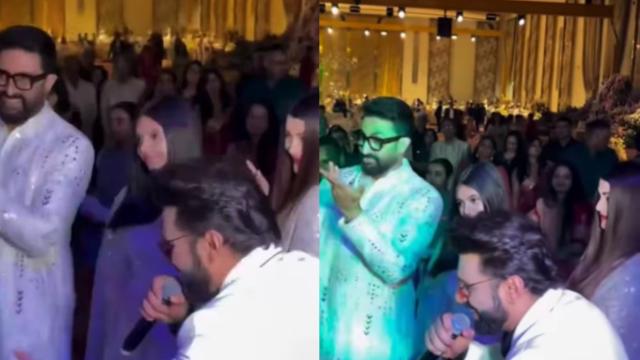 Abhishek Bachchan, Aishwarya Rai, Aaradhya Bachchan-Rahul Vaidya.