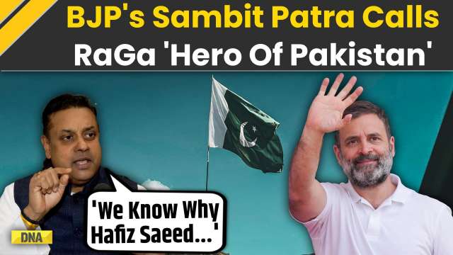 India Pakistan News: 'We Know Why Hafiz Saeed Likes Him...' BJP's Sambit Patra Blasts Rahul Gandhi