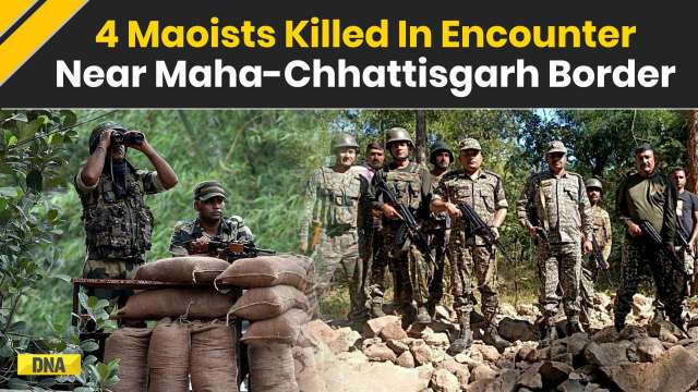 Chhattisgarh Naxal: Four Maoists Killed In Encounter Near Maharashtra-Chhattisgarh, Weapons Seized