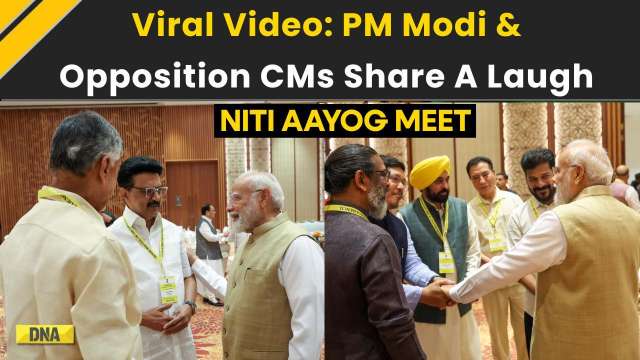 Niti Aayog Meeting: PM Modi Shares Light Moment With Opposition CMs | PM Modi In NITI Aayog Meeting