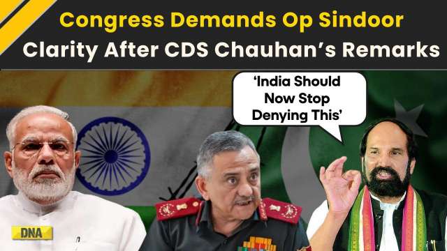 India Pakistan News: Congress Seeks Clarity On Operation Sindoor After CDS Anil Chauhan Interview