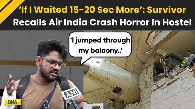 Ahmedabad Plane Crash: Survivor Recalls Air India Crash Horror In College Hostel | Ahmedabad Crash