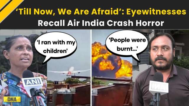 Ahmedabad Plane Crash:  Eyewitnesses Recount Horrific Scenes Of Air India Plane Crash
