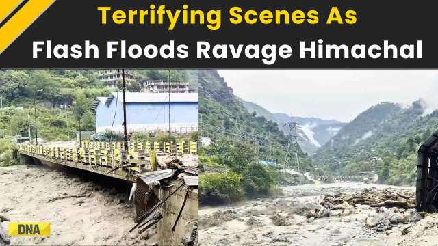 Himachal Pradesh Flood News: Sainj Valley Streams Overflow After Flash Floods | Himachal Flash Flood