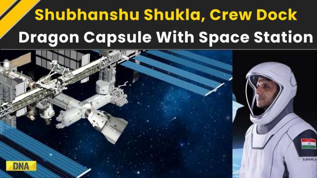 Shubhanshu Shukla, Crew Dock Dragon Capsule With Space Station | Axiom-4 Mission