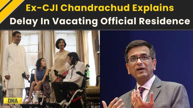 Ex-CJI Chandrachud Explains Delay In Vacating Official Bungalow | DY Chandrachud News